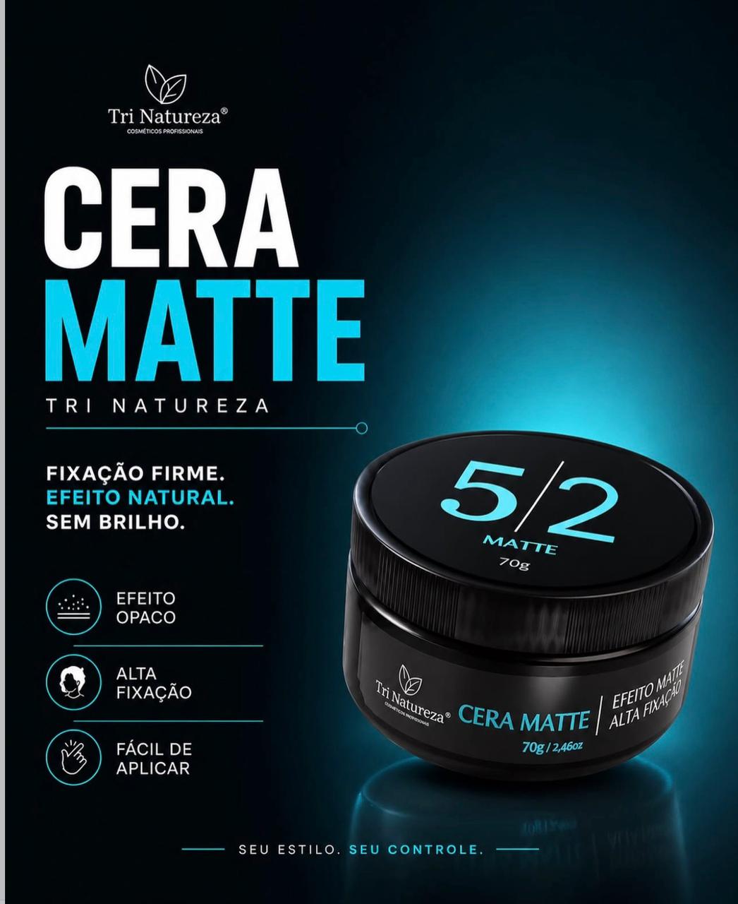 Pomada Mate Efeito Seco